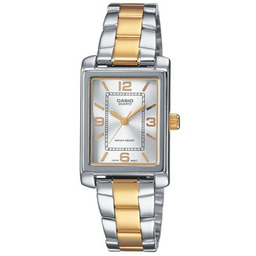 CASIO Zegarek LTP-1234PSG-7AEG Srebrno-zloty