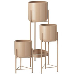 KOOPMAN Kwietnik 60 cm Beżowy