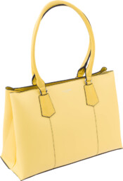 David Jones trapezowaty shopper na długich uchwytach skóra