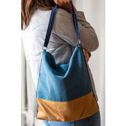 Pakamera Turkusowo-miodowa boho bag