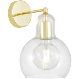 LAMPA ŚCIENNA KINKIET NOWOCZESNY KLASYCZNY ZŁOTY MORO 1A