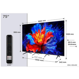 TV SET LCD 75" QLED 4K/75P8K TCL