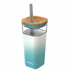 Quokka Liquid Cube Kubek szklany 540 ml ze