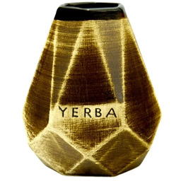Tykwa Ceramiczna Diament - Brązowa 280ml
