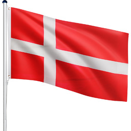 MASZT FLAGOWY 6,5M MASZT DO FLAGI + FLAGA