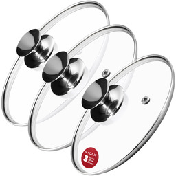 Zestaw pokryw żaroodpornych Salerno 20,24,28 cm