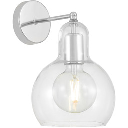 LAMPA ŚCIENNA KINKIET NOWOCZESNY CHROMOWANY MORO 1A