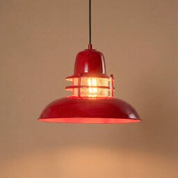 Lampa wisząca Lorenz ROYALTECH, możliwość ściemniania, czerwony, salon