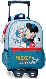 Disney Mickey Road Trip Plecak z wózkiem Niebieski