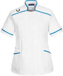PORTWEST LW22 MEDYCZNA TUNIKA CIĄŻOWA; BIAŁY/AQUA