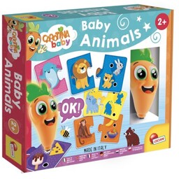 LISCIANI Zabawka edukacyjna Carotina Baby Windowbox Zwierzęta 304-107285
