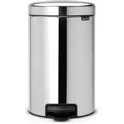 Brabantia Kosz pedałowy newIcon, 12L, Stal Błyszcząca