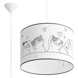 Lumes Lampa wisząca dla dzieci z abażurem