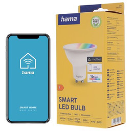 HAMA Inteligentna żarówka LED GU10 4.9 W Wi-Fi
