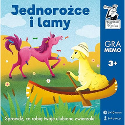 Lamy i jednorożce. Gra memo. Kapitan Nauka