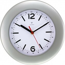 Zegar ścienny MPM Quality E01 srebrny