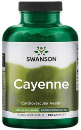 SWANSON Cayenne 450mg 300caps