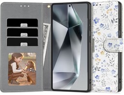 TECH-PROTECT WALLET GALAXY S25 ULTRA SPRING FLOWERS