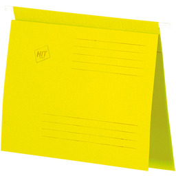 Skoroszyt zawieszany A4, żółty, 50 szt.