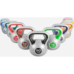 12 kg Kettlebell winylowy hantel Crossfit Gorilla Sports