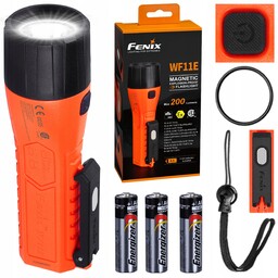 Latarka Strażacka Taktyczna Led Fenix WF11E Bateryjna 3x