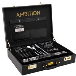 Komplet sztućców w walizce 72 elementy Siena AMBITION