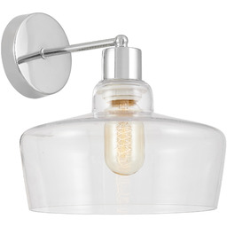 LAMPA ŚCIENNA KINKIET NOWOCZESNY CHROMOWANY MORO 1D