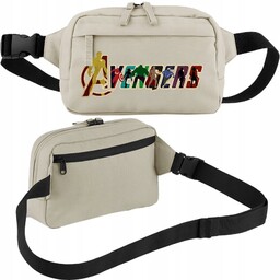 NERKA SASZETKA BIODROWA BEŻOWA AVENGERS SPORTOWA MARVEL BOHATEROWIE