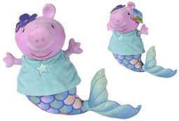 Świnka Peppa Maskotka Pluszowa Peppa Syrena 30 Cm