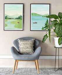 Pakamera Szwecja i Finlandia - zestaw 2 plakatów