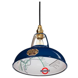 Lampa Wiszące Coolicon, niebieski, salon, metal, design