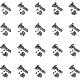 Emuca - Zawias wpuszczany X91 z cichym domykiem