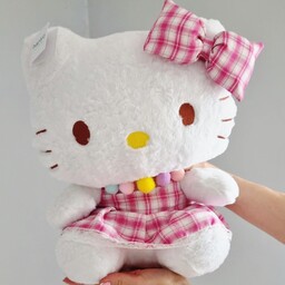 Maskotka Pluszak Hello Kitty Z Dużą Kokardą 40