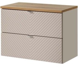 COMAD Szafka podumywalkowa VIVA CASHMERE z blatem OAK