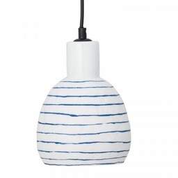Bloomingville ELGA Ceramiczna Lampa Wisząca / Biała