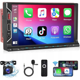 Carplay radio samochodowe 2 Din 7" Hd ekran