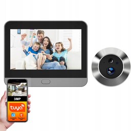Wizjer Do Drzwi Inteligentny Judasz Kamera 4.3"