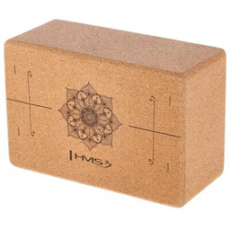 Kostka do jogi HMS KJ02 Brązowy