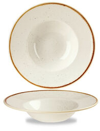 TALERZ DO PASTY STONECAST BARLEY WHITE 28 cm