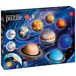Ravensburger Puzzle 3D Układ Planet 522 El