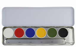 KRYOLAN - SUPRACOLOR - Make-up Palette with 6