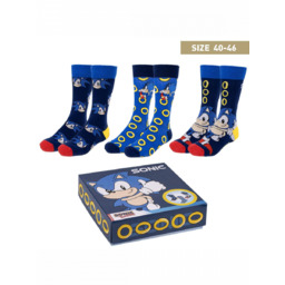 Skarpety Sonic the Hedgehog - Sonic (rozmiar 40/46)
