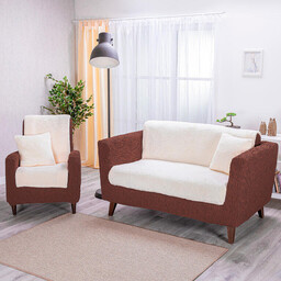 Decodoma Narzuty SHERPA kremowe