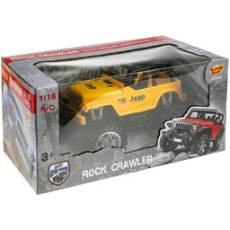 Smily Play, Auto Rock Crawler R/C, Żółte, 1/36