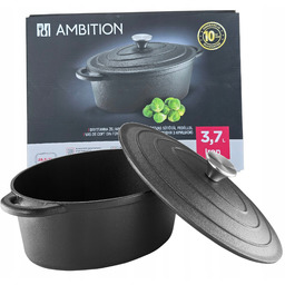 Brytfanna Garnek Żeliwny Z Pokrywką 3,7L Iron Ambition