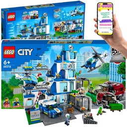 LEGO  City 60316  DUŻY POSTERUNEK POLICJI