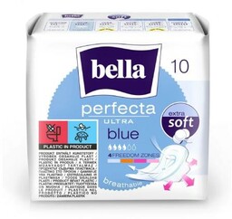BELLA Podpaski Perfecta Ultra Blue, 10szt.