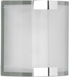 Trio Leuchten Lampa ścienna Divo chromowana, szkło matowe