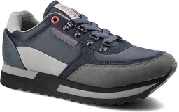 Cross Jeans Granatowe Sneakersy Męskie Modne Buty