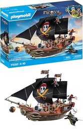 PLAYMOBIL Pirates 71530 Duży statek piracki, bitwa morska